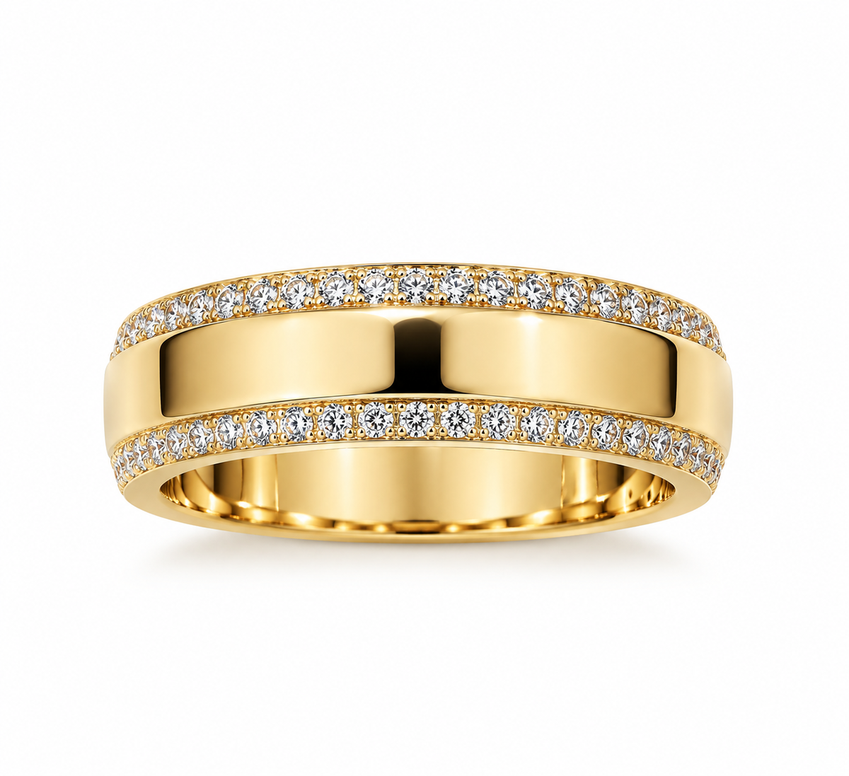 Diamond Bevel Eternity Band
