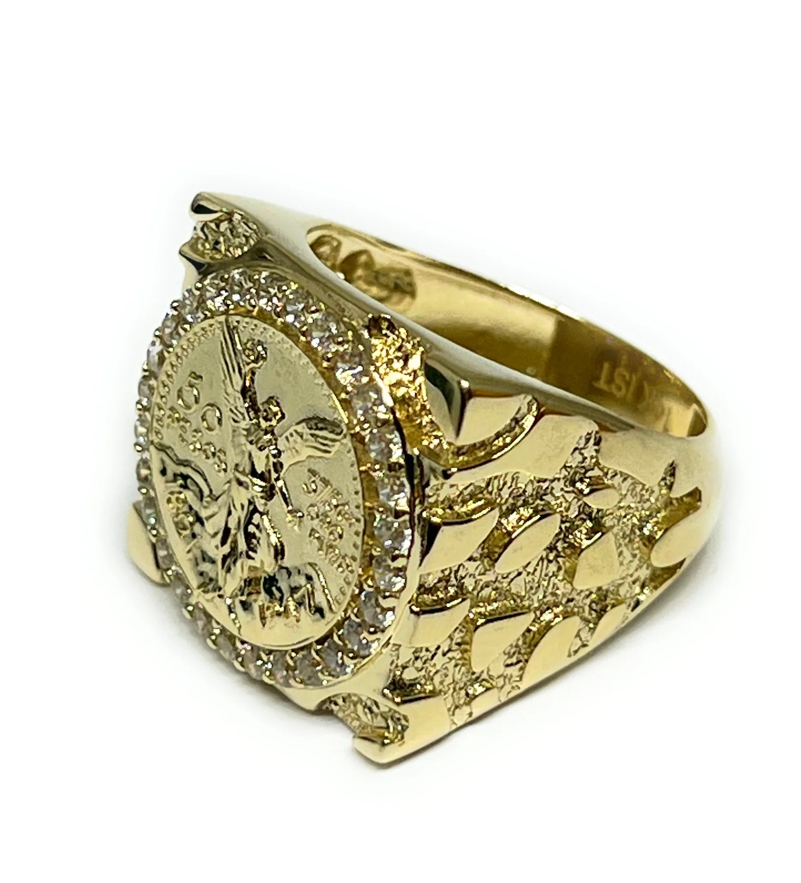 14k Centenario Nugget Ring