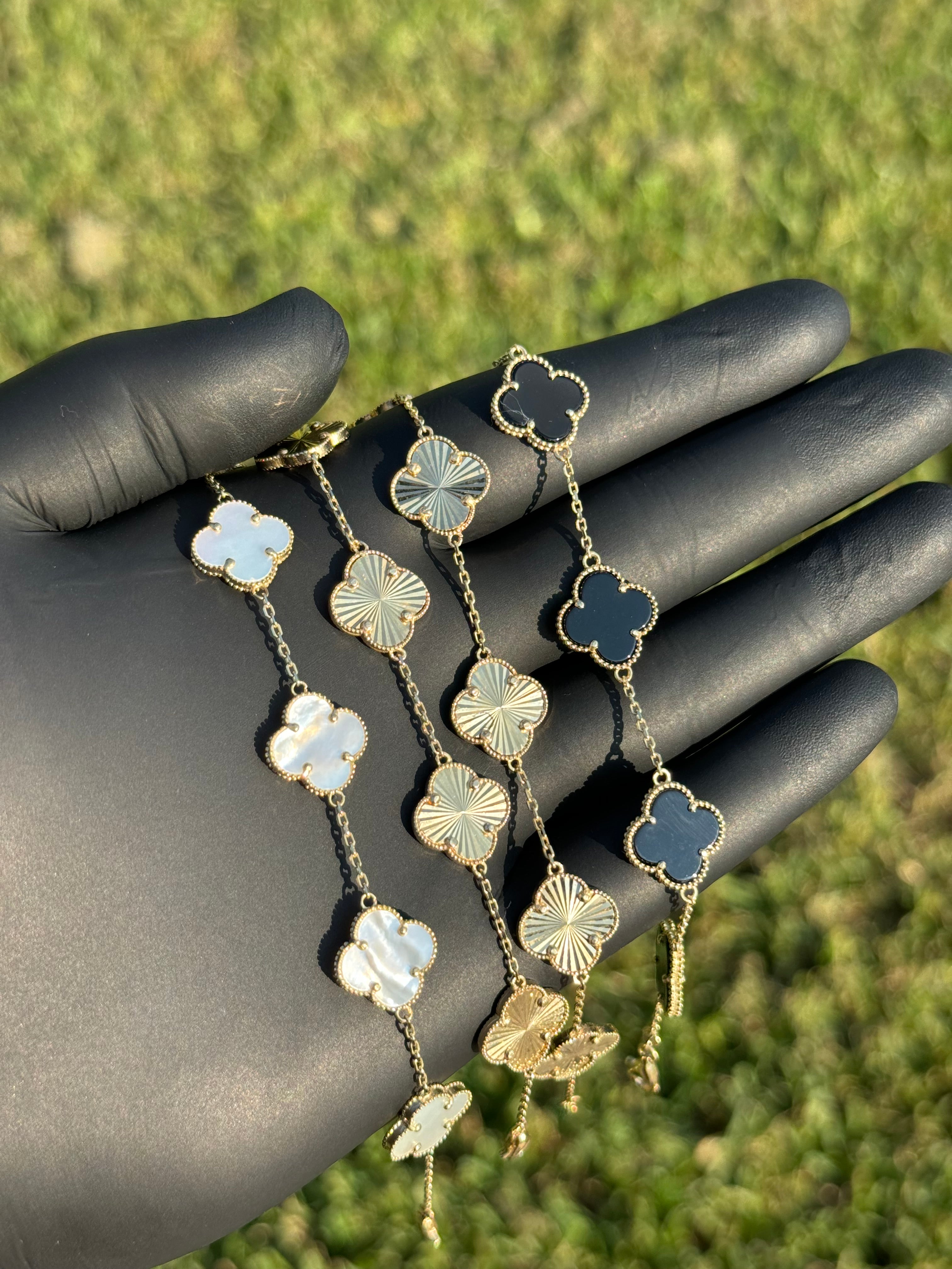 14k Clover Bracelets