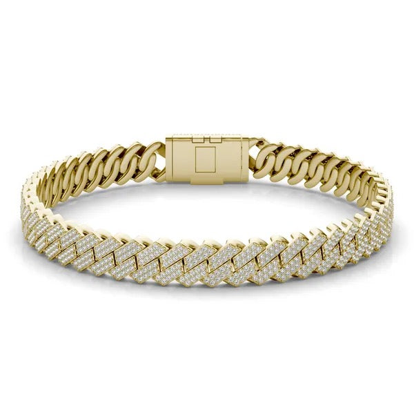 10k Diamond Cuban Link Bracelet (5 ct.)
