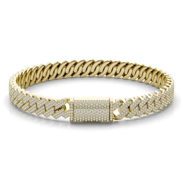 10k Diamond Cuban Link Bracelet (5 ct.)