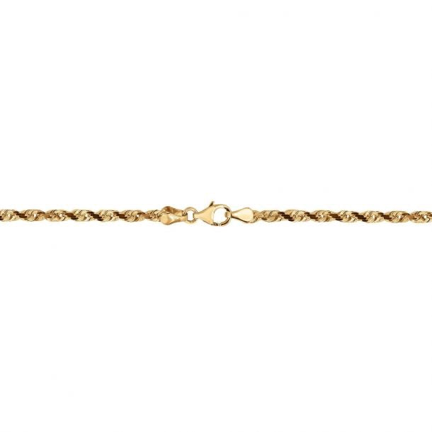 10k 4mm Solid Rope Chain