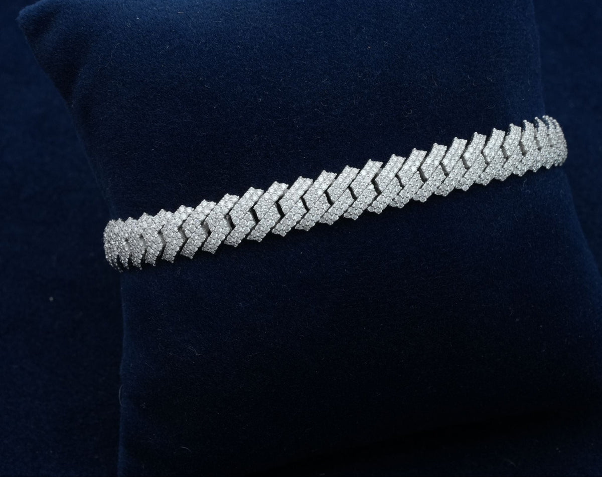 10k Diamond Cuban Link Bracelet (5 ct.)