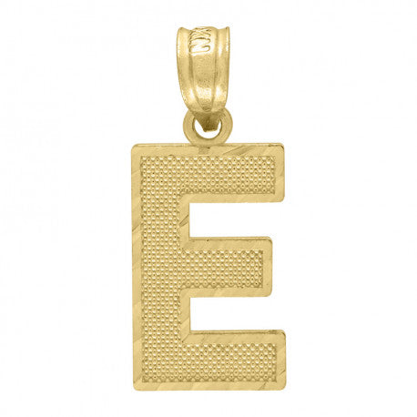 10k Gold Textured Initials