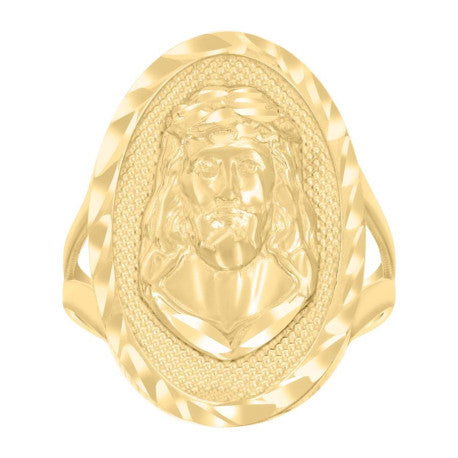 10k Jesus Head Ring