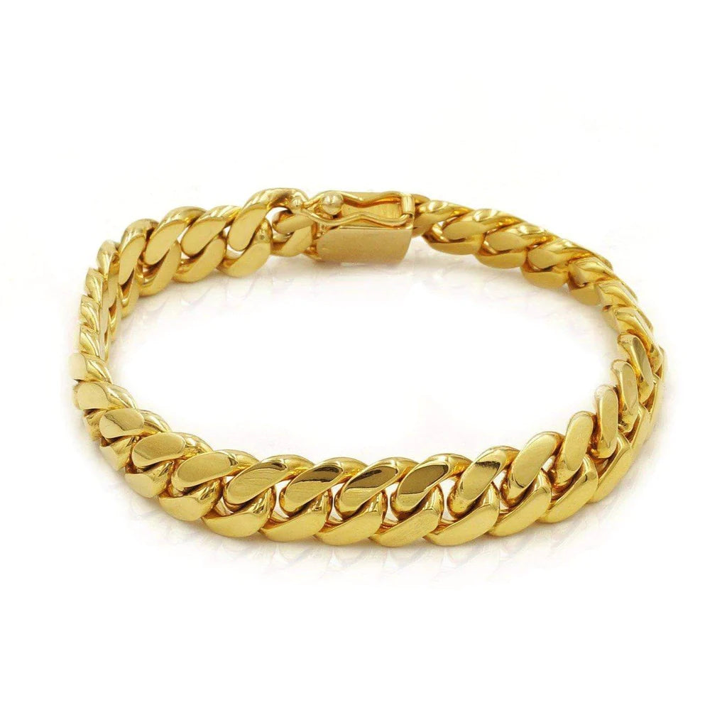 10kt 11mm Miami Cuban Bracelet