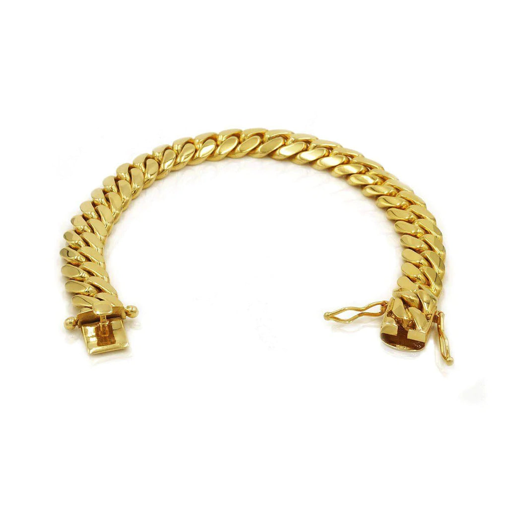 10kt 11mm Miami Cuban Bracelet