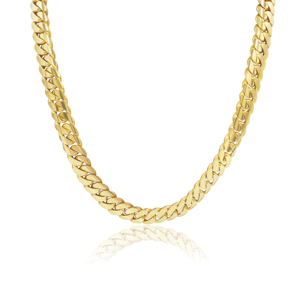 14kt 13mm Miami Cuban Chain