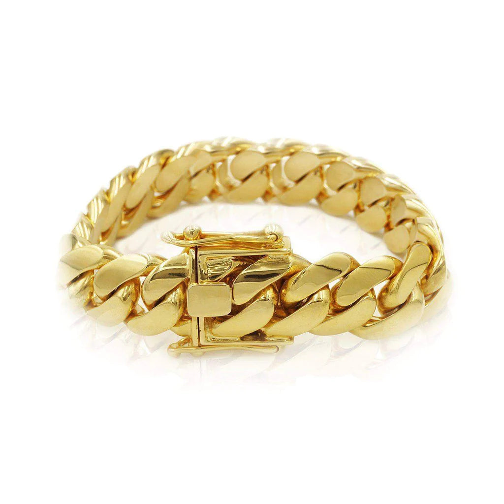 10kt 17mm Miami Cuban Bracelet