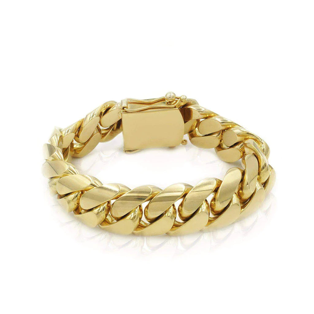 10kt 20mm Miami Cuban Bracelet