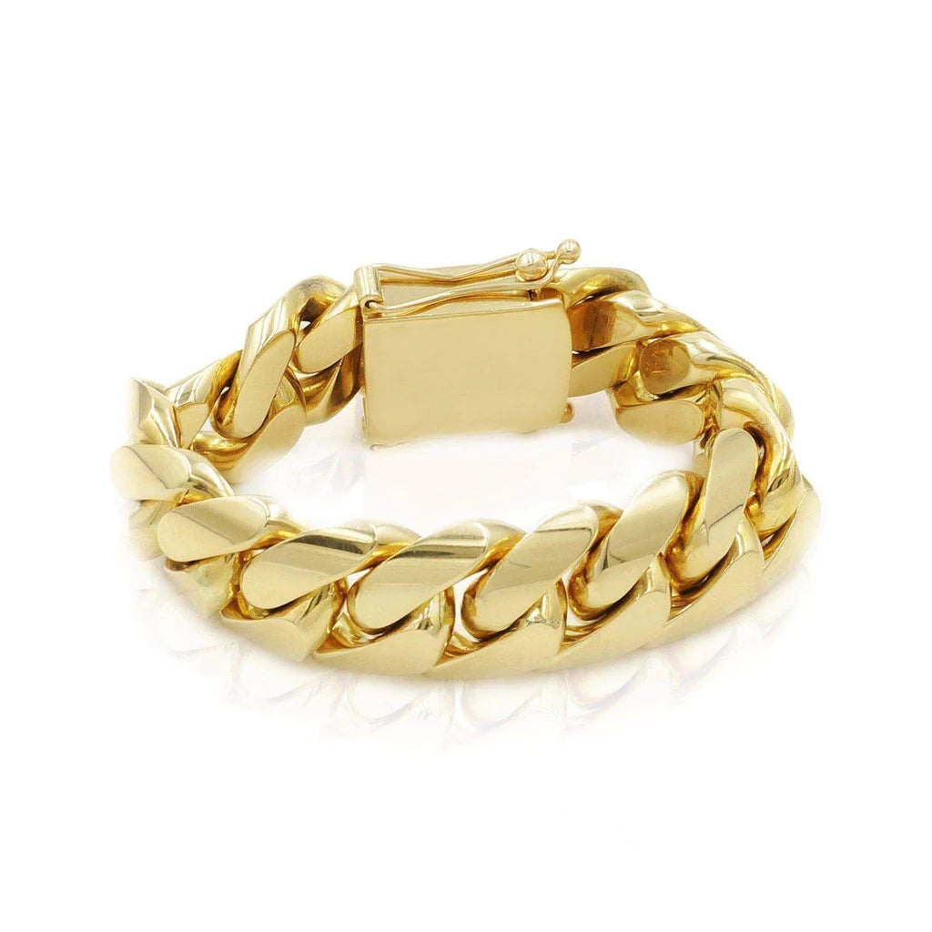 14kt 22mm Miami Cuban Bracelet