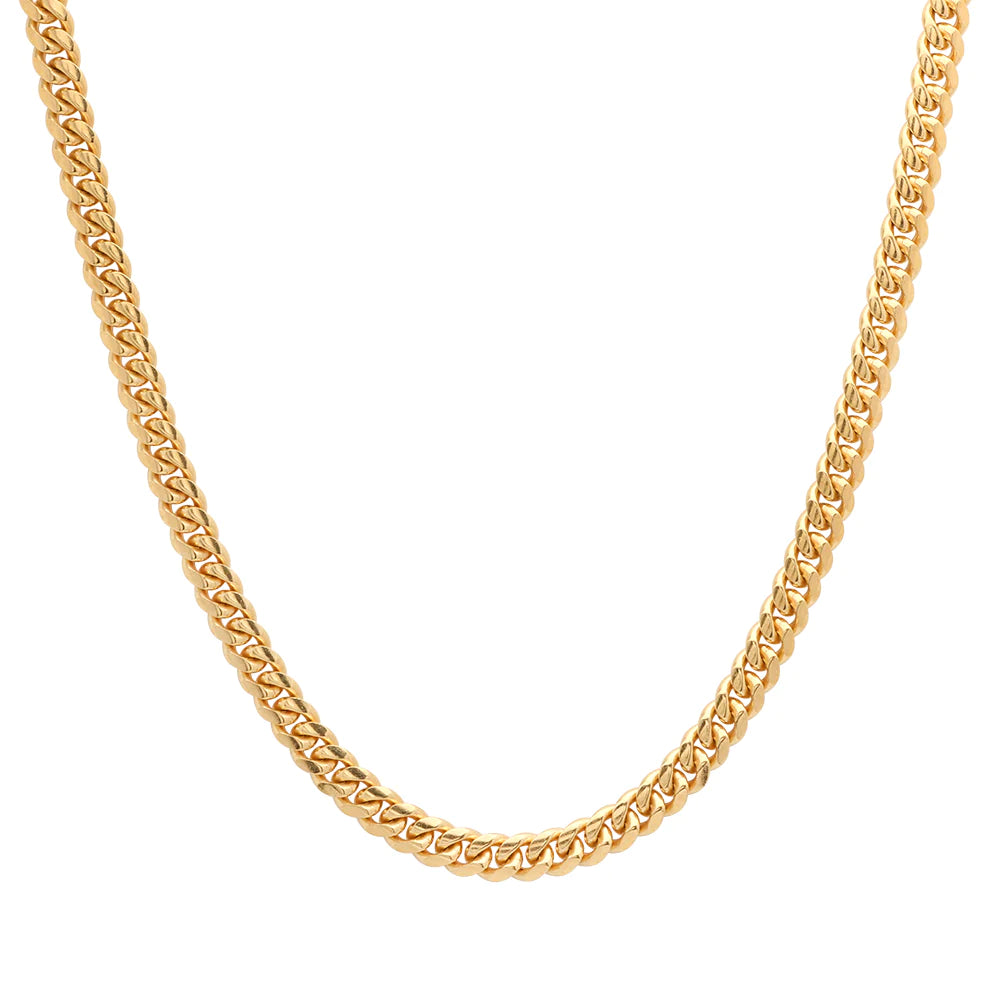 14kt 4mm Miami Cuban Chain