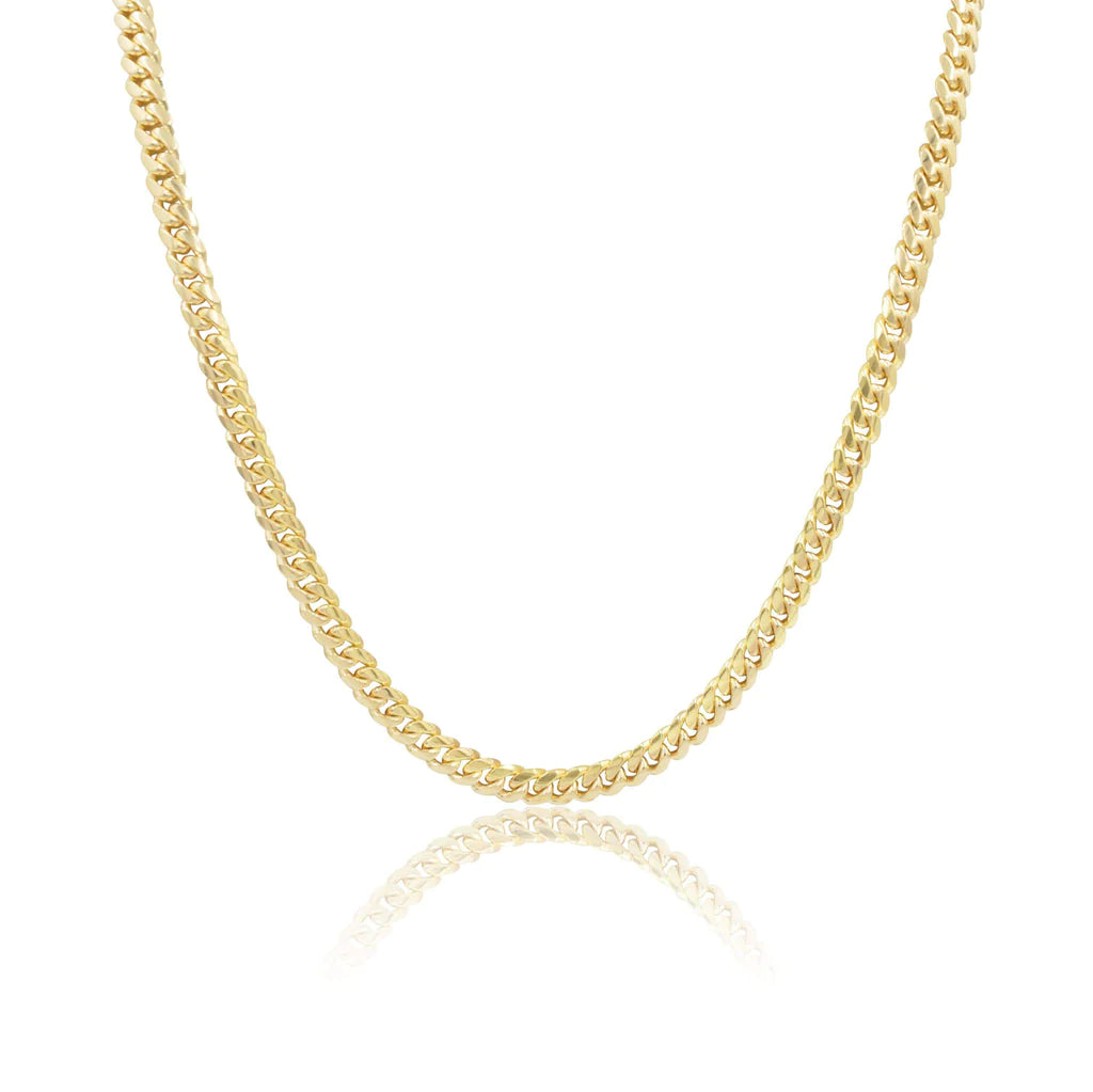 14kt 7mm Miami Cuban Chain