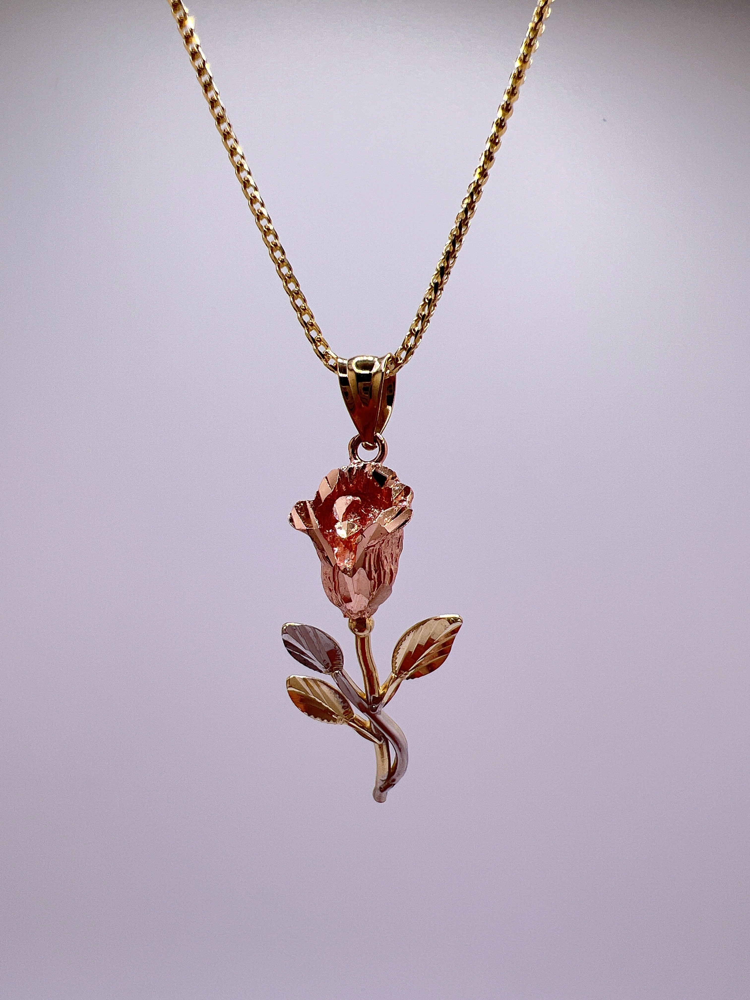 10kt Rose Pendant