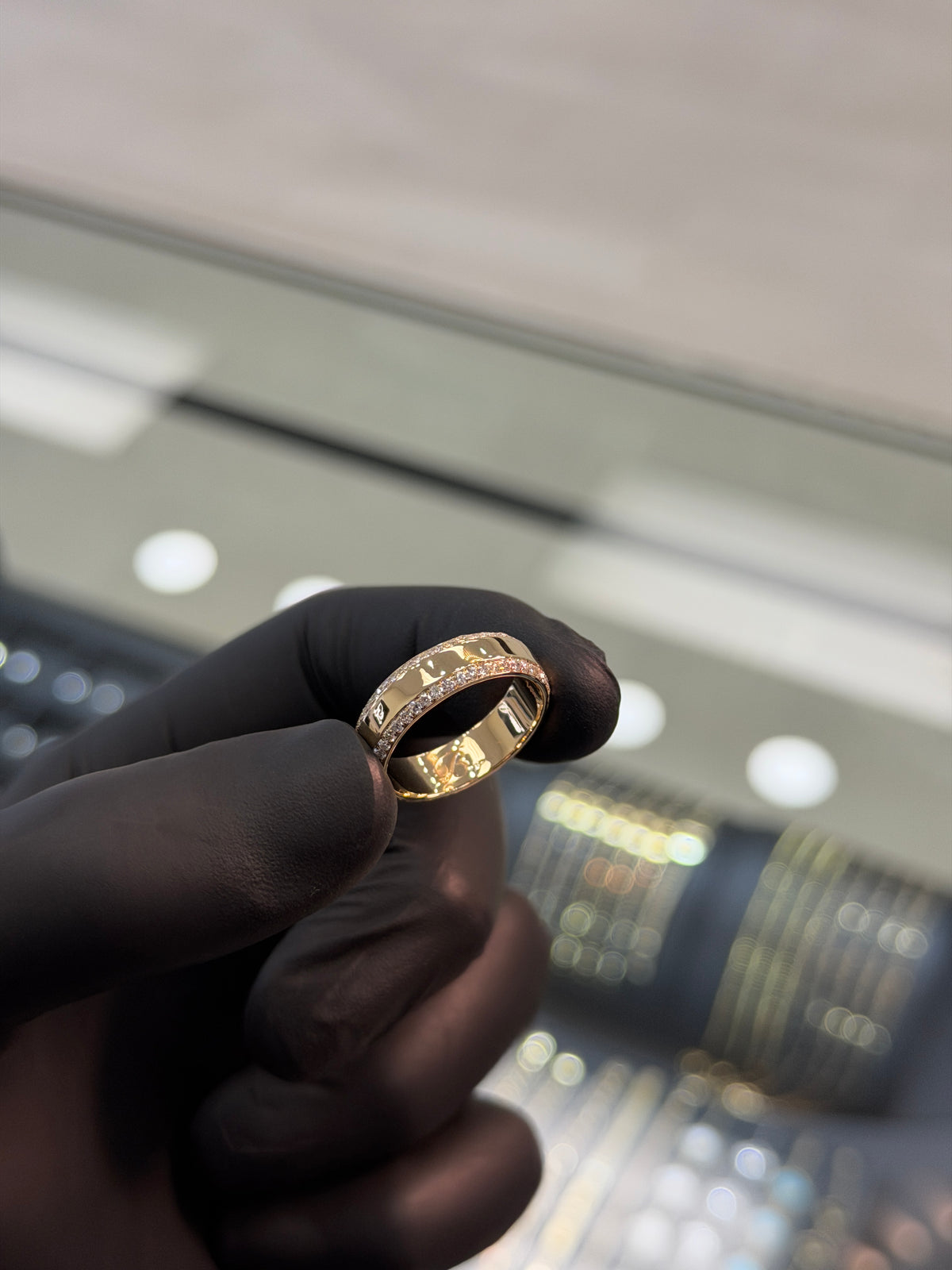 Diamond Bevel Eternity Band