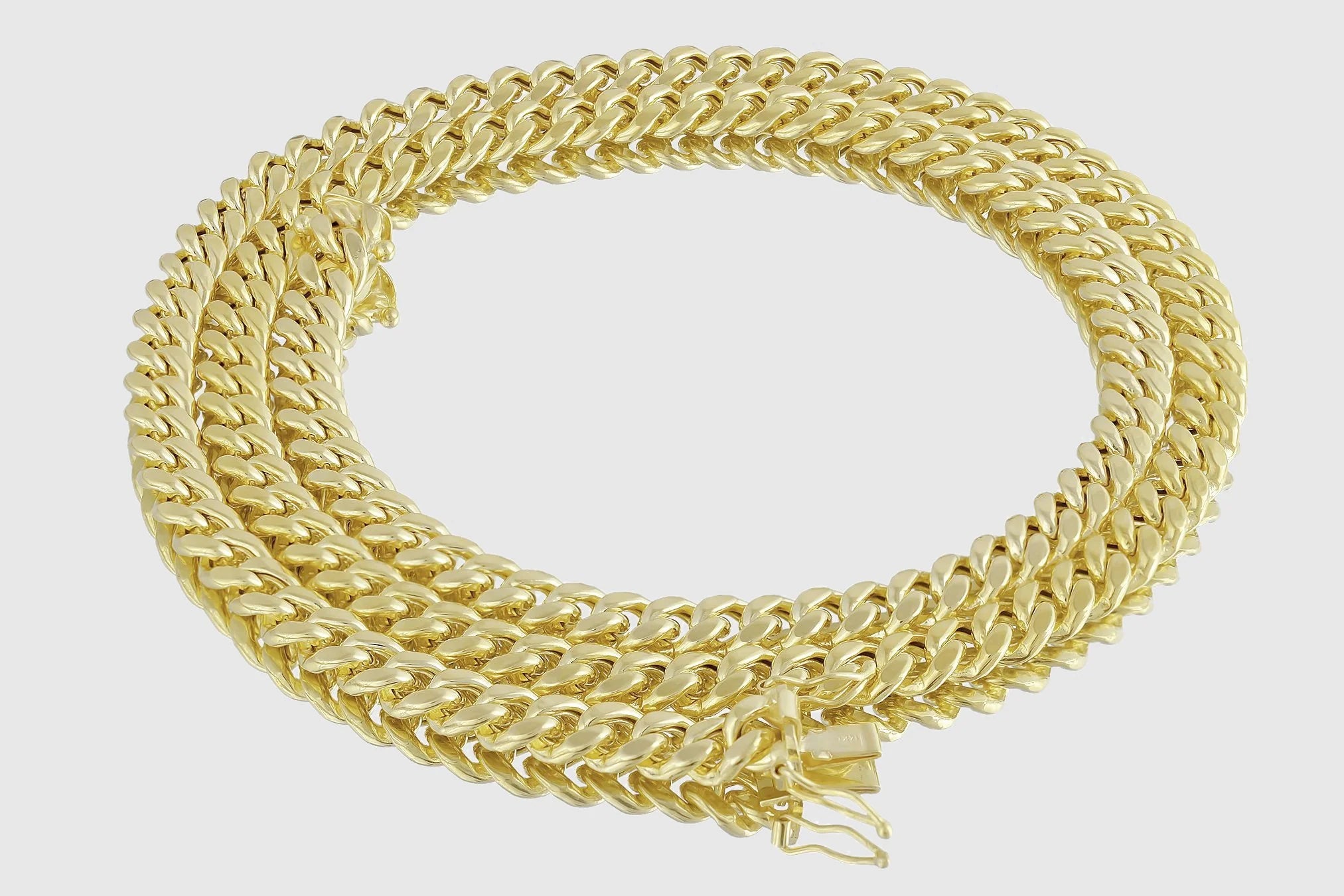 10k 7mm Hollow Miami Cuban Chain