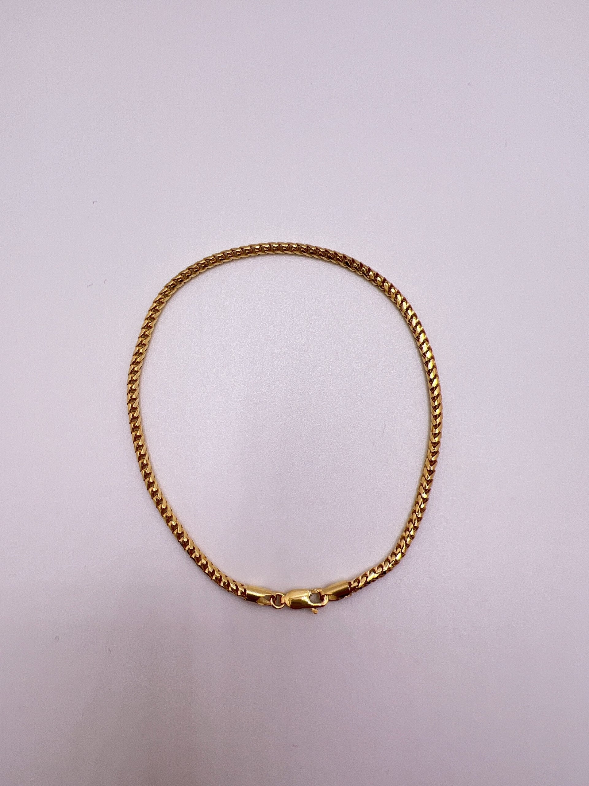 10kt Solid 5mm Franco Bracelet