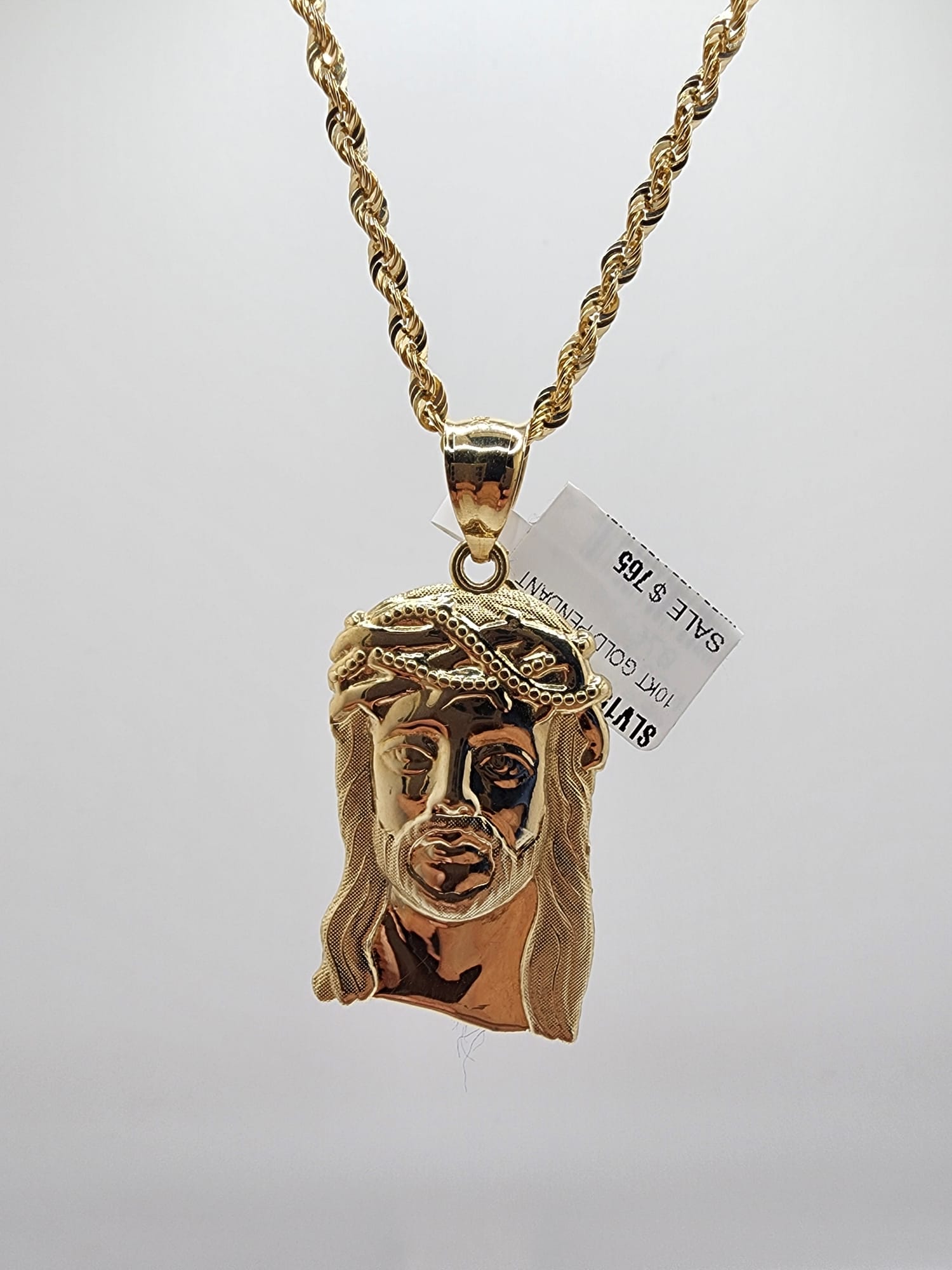 10kt Large Jesus Piece